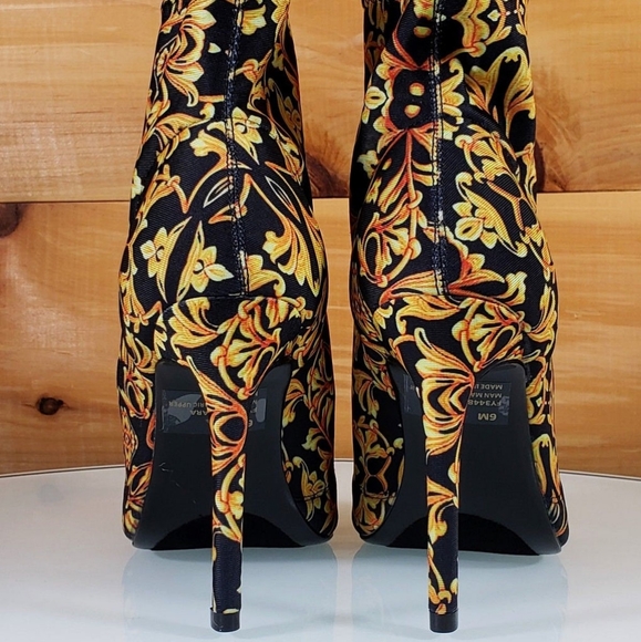 Peep Toe Bootie Heels - Picture 4 of 6